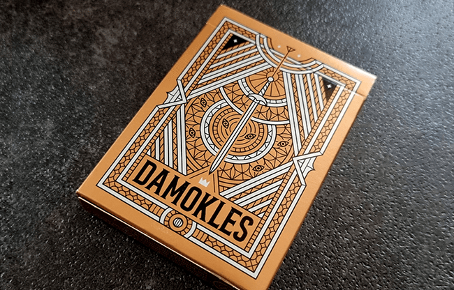 Damokles Cuprum Playing Cards by Giovanni Meroni