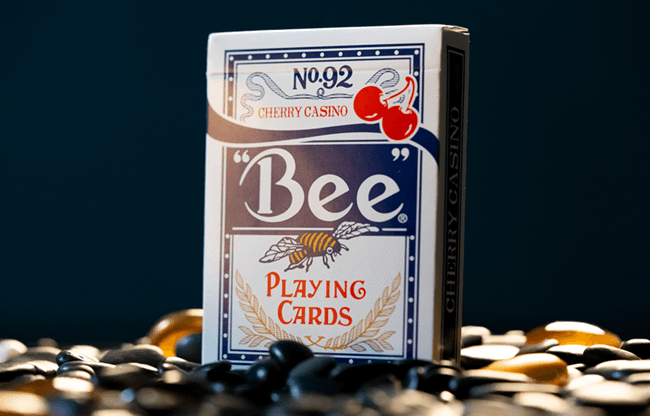Limited Bee X Cherry (Blue) Playing Cards