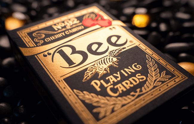 Limited Bee X Cherry 3 deck Set (Blue, Red and Black) Playing Cards