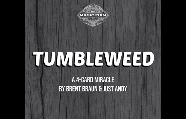 Tumbleweed (Gimmicks and Online Instructions) by Brent Braun and Andy Glass - Trick