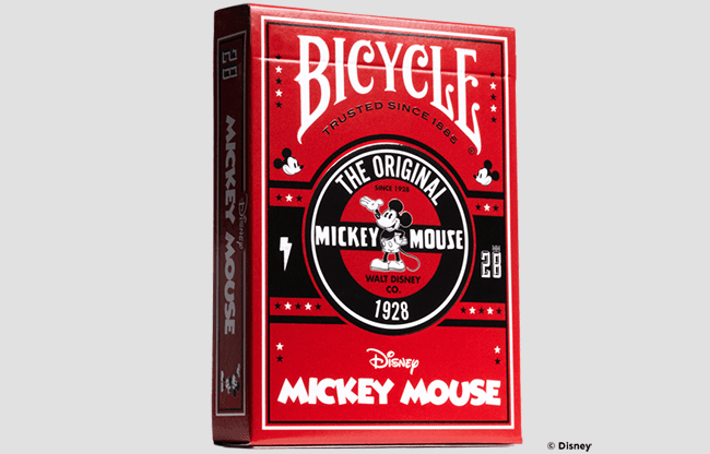 Bicycle Disney Classic Mickey Mouse (Red) by US Playing Card Co.