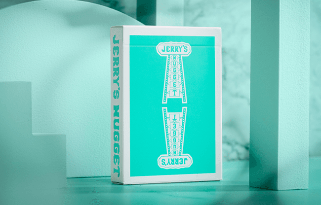 Jerry's Nugget Monotone (Tiffany Blue) Playing Cards