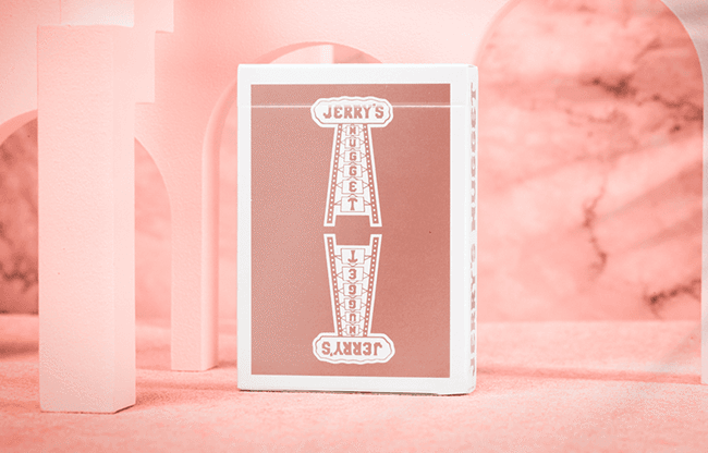 Jerry's Nugget Monotone (Rose Gold) Playing Cards