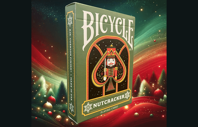 Bicycle Nutcracker (Green) Playing Cards