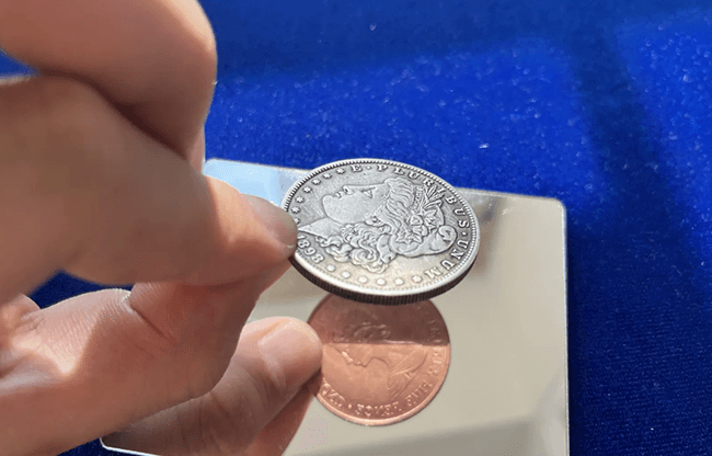 Copper Morgan Double Face Coin by N2G - Trick