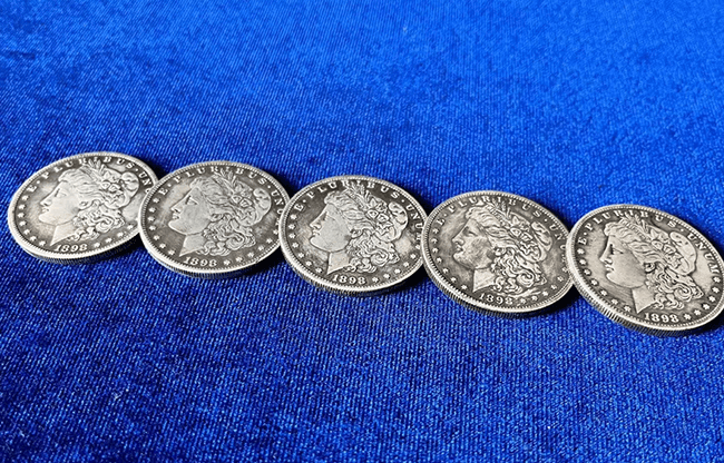 NORMAL MORGAN COIN (5 Dollar Sized Replica Coins) by N2G - Trick