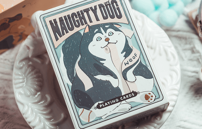 Naughty Dog Playing Cards by 808 Magic and Bacon Playing Card