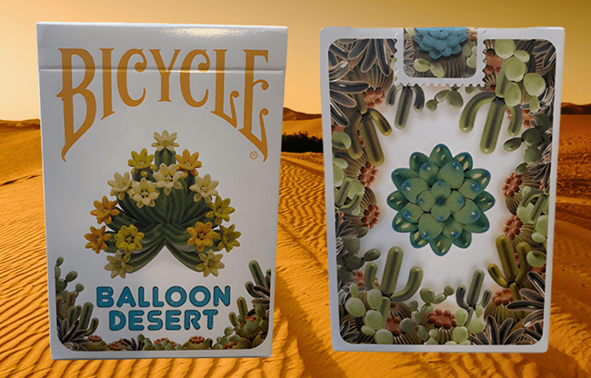 Bicycle Balloon Desert Playing Cards