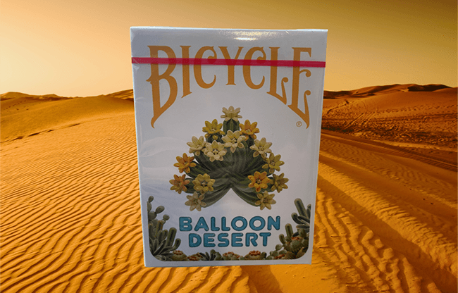 Bicycle Balloon Desert (Stripper) Playing Cards