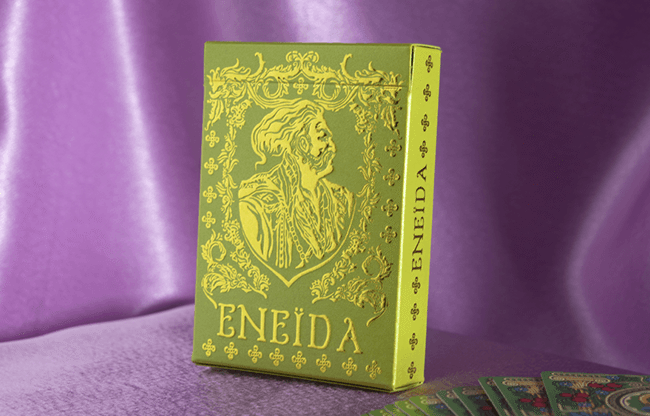 Eneida: Love (Green) Playing Cards