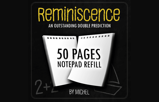 Refill for Reminiscence (50 pages) by Michel - Trick