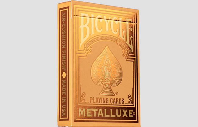 Bicycle Metalluxe Orange Playing Cards by US Playing Card Co.