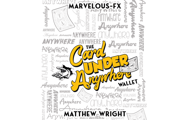 Card Under Anywhere Wallet by Matthew Wright - Trick