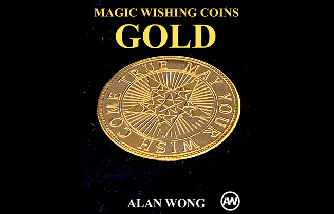 Magic Wishing Coins Gold (12 Coins) by Alan Wong - Trick