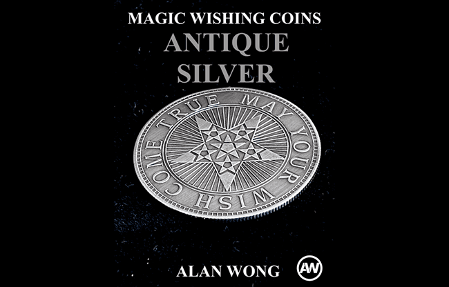 Magic Wishing Coins Antique Silver (12 Coins) by Alan Wong - Trick