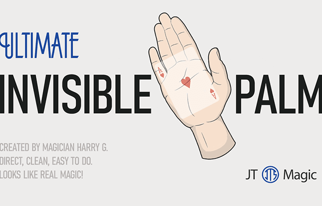 Ultimate Invisible Palm BLUE by JT - Trick