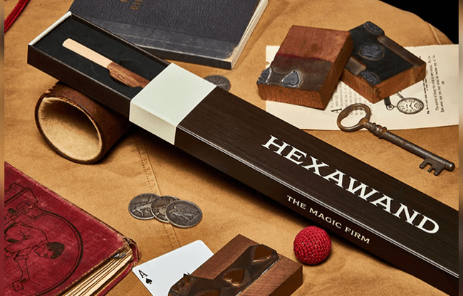 Hexawand Walnut (Brown) Wood by The Magic Firm - Trick