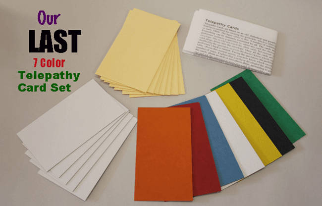 Mental Telepathy Cards (Color) by Chazpro Magic - Trick