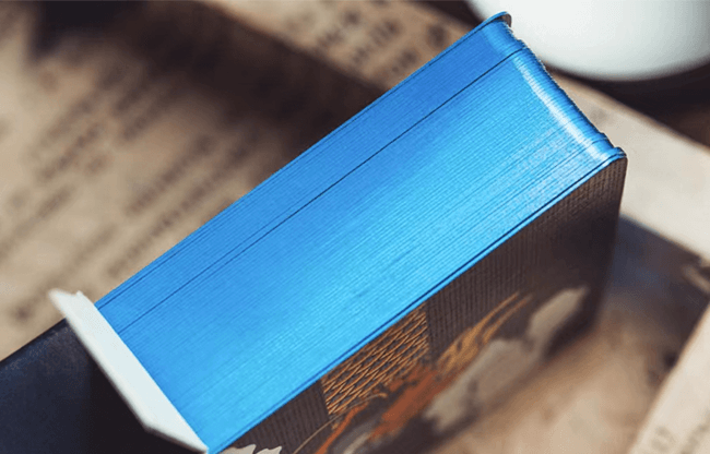 The Dragon (Blue Gilded) Playing Cards