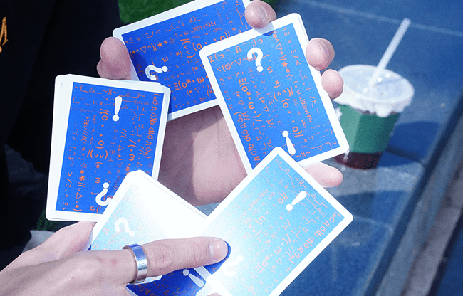 Simple Doodle (Color) Playing Cards by Bacon Playing Card