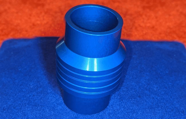 Penny Tube (Aluminum Blue) by Chazpro Magic - Trick