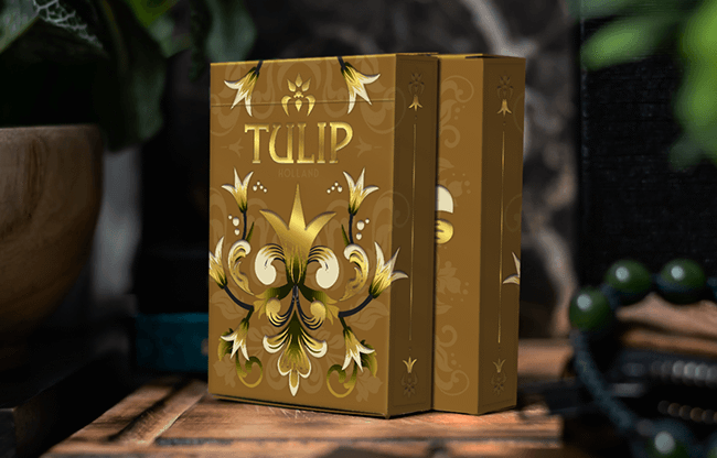 Grand Tulip Gold Playing Cards