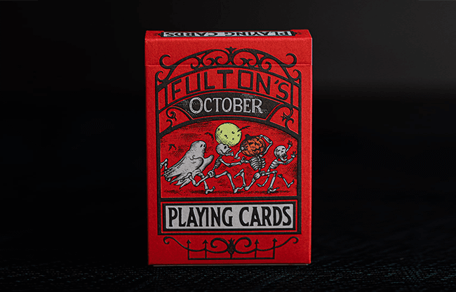 FULTON'S October Red Edition Playing Cards