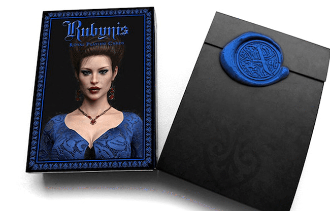 Rubynis Royal Playing Cards Blue Wax Seal (Limited Edition)