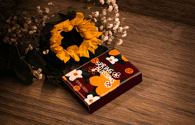Keep Smiling: Spring Blossoms Playing Cards