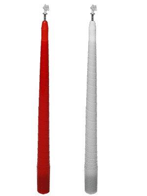 Color Changing and Vanishing Candles (Red to White) - Trick