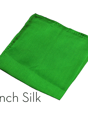 Silk 9 inch (Green) Magic by Gosh - Trick