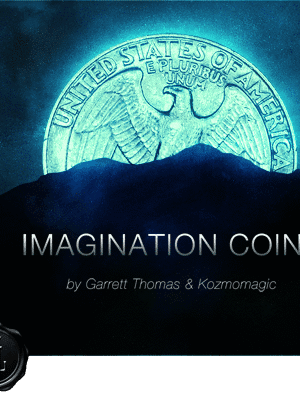 Imagination Coins US Quarter (DVD and Gimmicks) by Garrett Thomas and Kozmomagic - DVD