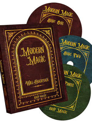 Modern Magic (3 DVD set) by Will Houstoun and RSVP Magic - DVD