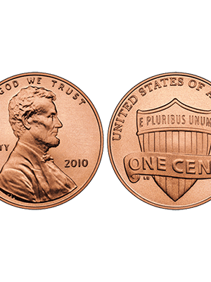 Penny regular one roll of 50 coins - Trick