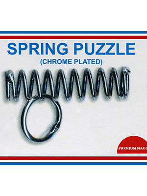 Spring Puzzle (Chrome Plated) by Premuim Magic - Trick