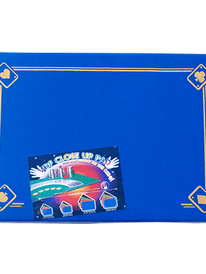 PRO VDF Close Up Pad with Printed Aces (Blue) by Di Fatta Magic - Trick