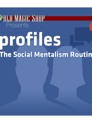 Profiles: The Social Mentalism Routine (DVD and Gimmick) by World Magic Shop - DVD