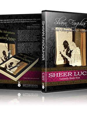 Sheer Luck - The Comedy Book Test (Online Instructions) by Shawn Farquhar