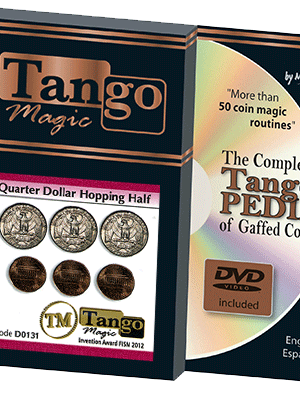 Hopping Half with Quarter (w/DVD) (D0131) by Tango - Trick