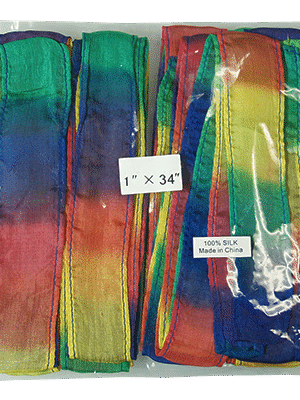 Thumb Tip Streamer 12 pack (1 inch  x 34 inch) by Magic by Gosh - Tricks