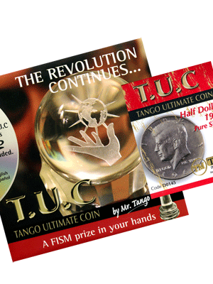 TUC Pure Silver Half Dollar (w/DVD) (D0145) by Tango - Trick