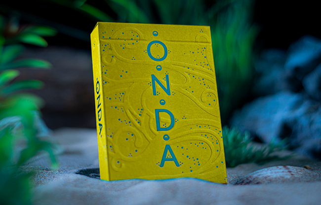 ONDA V2 (Yellow) by Jocu Playing Cards