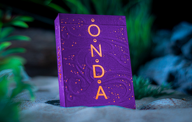 ONDA V2 (Purple) by Jocu Playing Cards