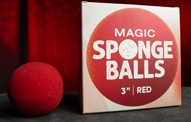 Magic Sponge Balls 4PK RED 3" by Murphy's Magic