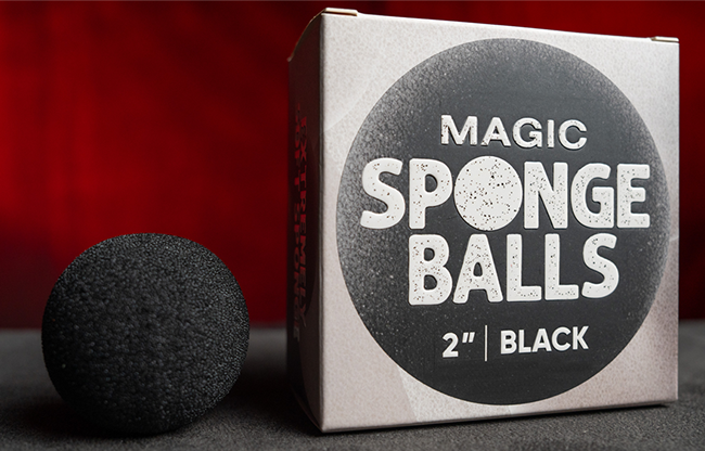 Magic Sponge Balls 4PK BLACK 2" by Murphy's Magic