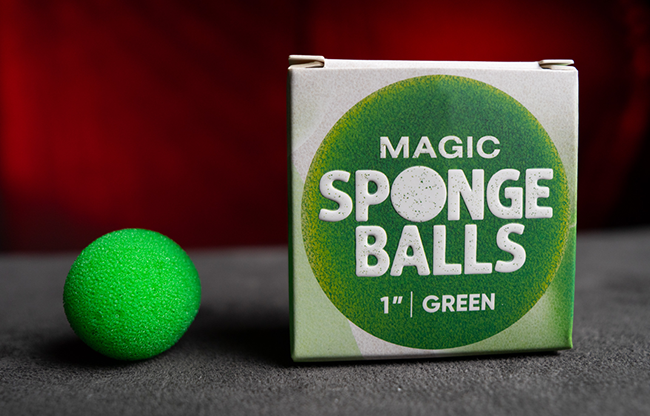 Magic Sponge Balls 4PK GREEN 1" by Murphy's Magic