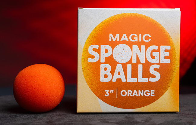 Magic Sponge Balls 4PK ORANGE 3" by Murphy's Magic