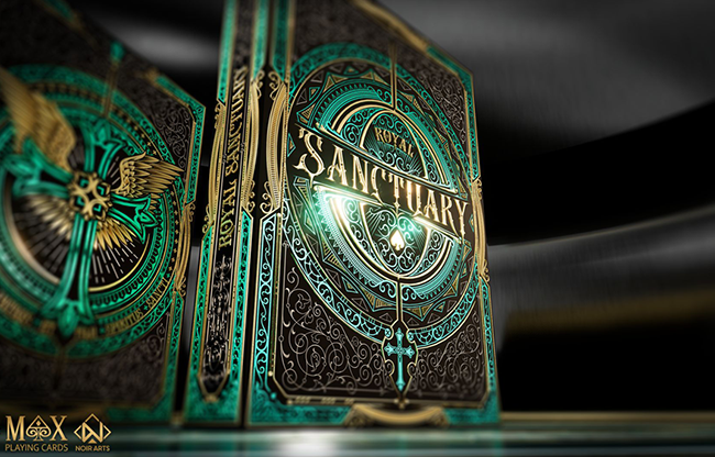 Royal Sanctuary Noble (foil) Emerald Kings Playing Cards