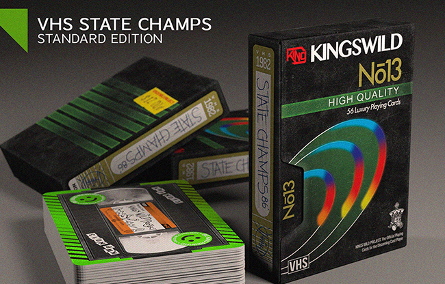 1982 VHS-State Champs Playing Cards by Kings Wild Project