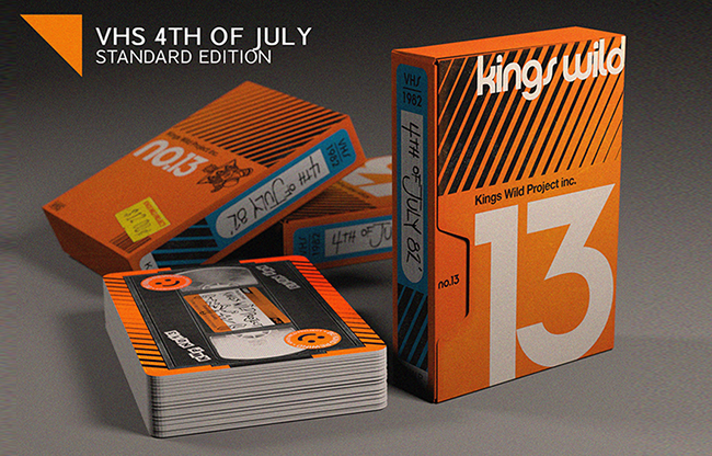 1982 VHS-4th of July Playing Cards by Kings Wild Project